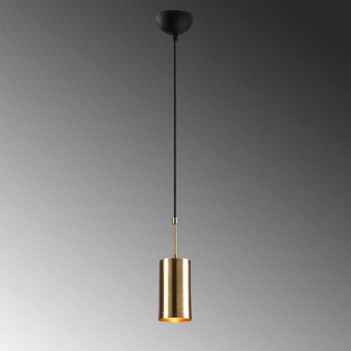 Opviq Kem - 6396 Lámpara de araña ajustable dorado y negro